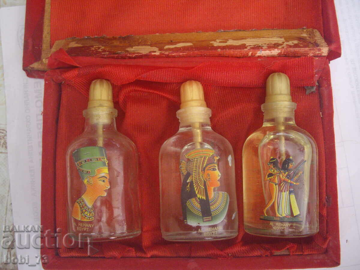 Old Egyptian perfume oil bottles