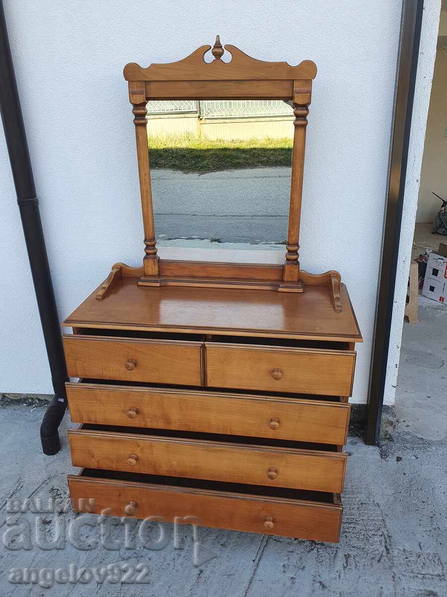 Frumos comod din lemn masiv cu oglindă!!! - 5