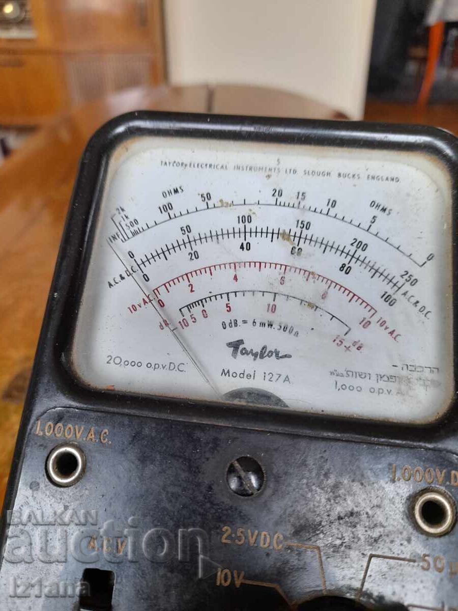 Licitație Multimetru Star Taylor 127A Licitație Multimetru Star Taylor 127A