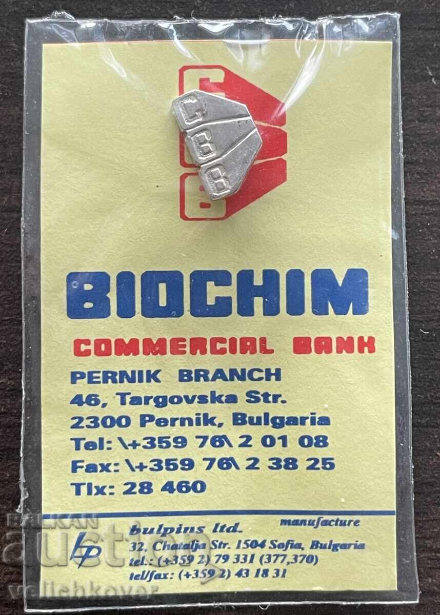 43065 Bulgaria sign Commercial Bank Biohim sigilată probabil