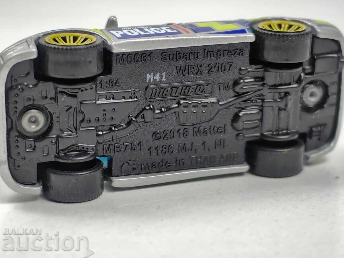 CĂRUCIOR METALIC MATCHBOX M0061 SUBARU IMPREZA - 6