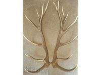 Pereche de coarne mari de cerb