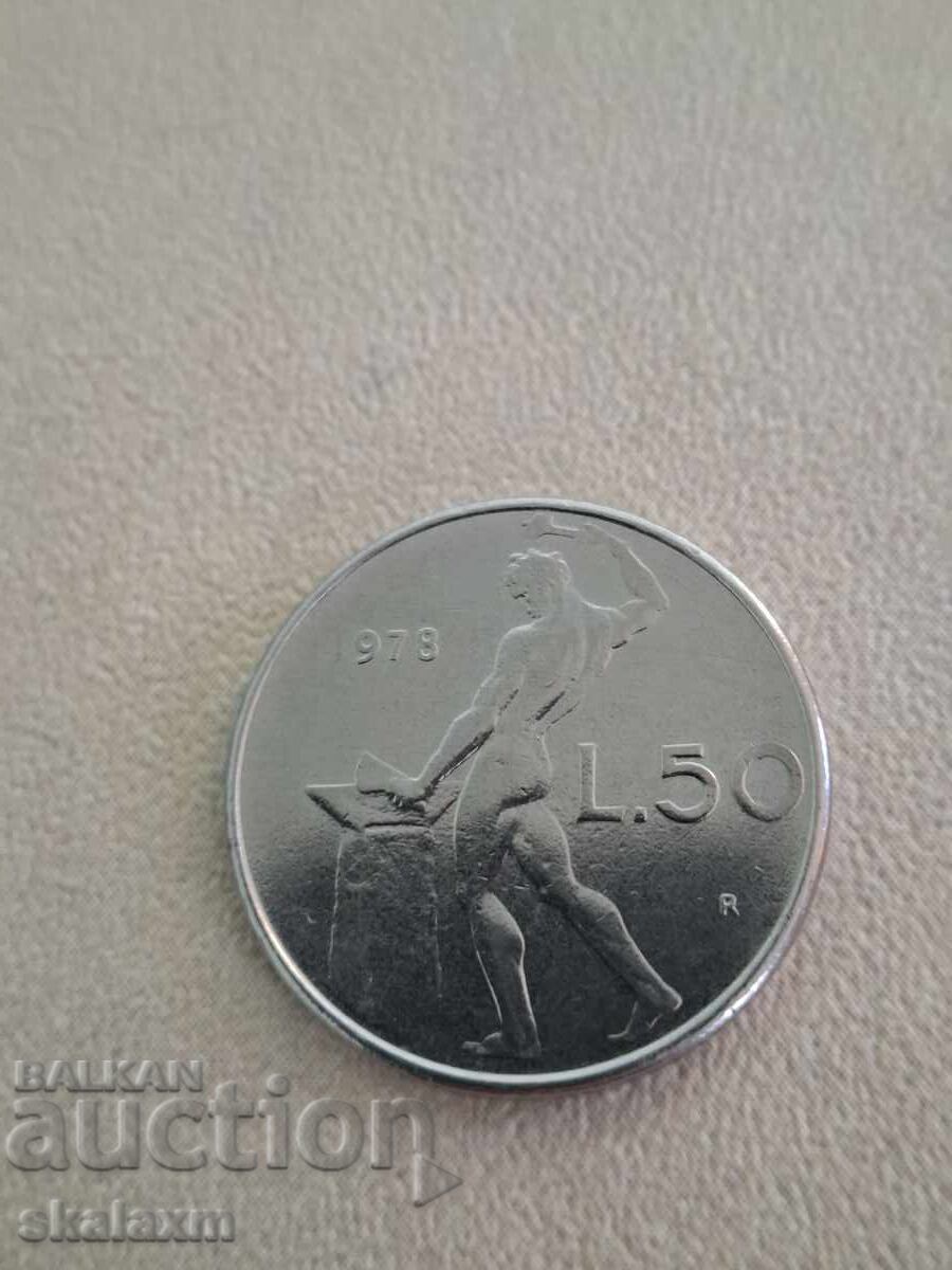 50 λίρες Ιταλίας με τιμή € 1.00 | 1.96 BGN