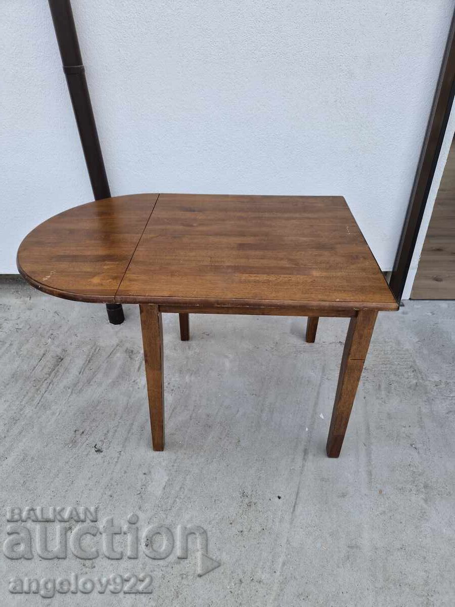 Vintage extendable solid wood table!!! with price € 0.01 | 0.02 BGN