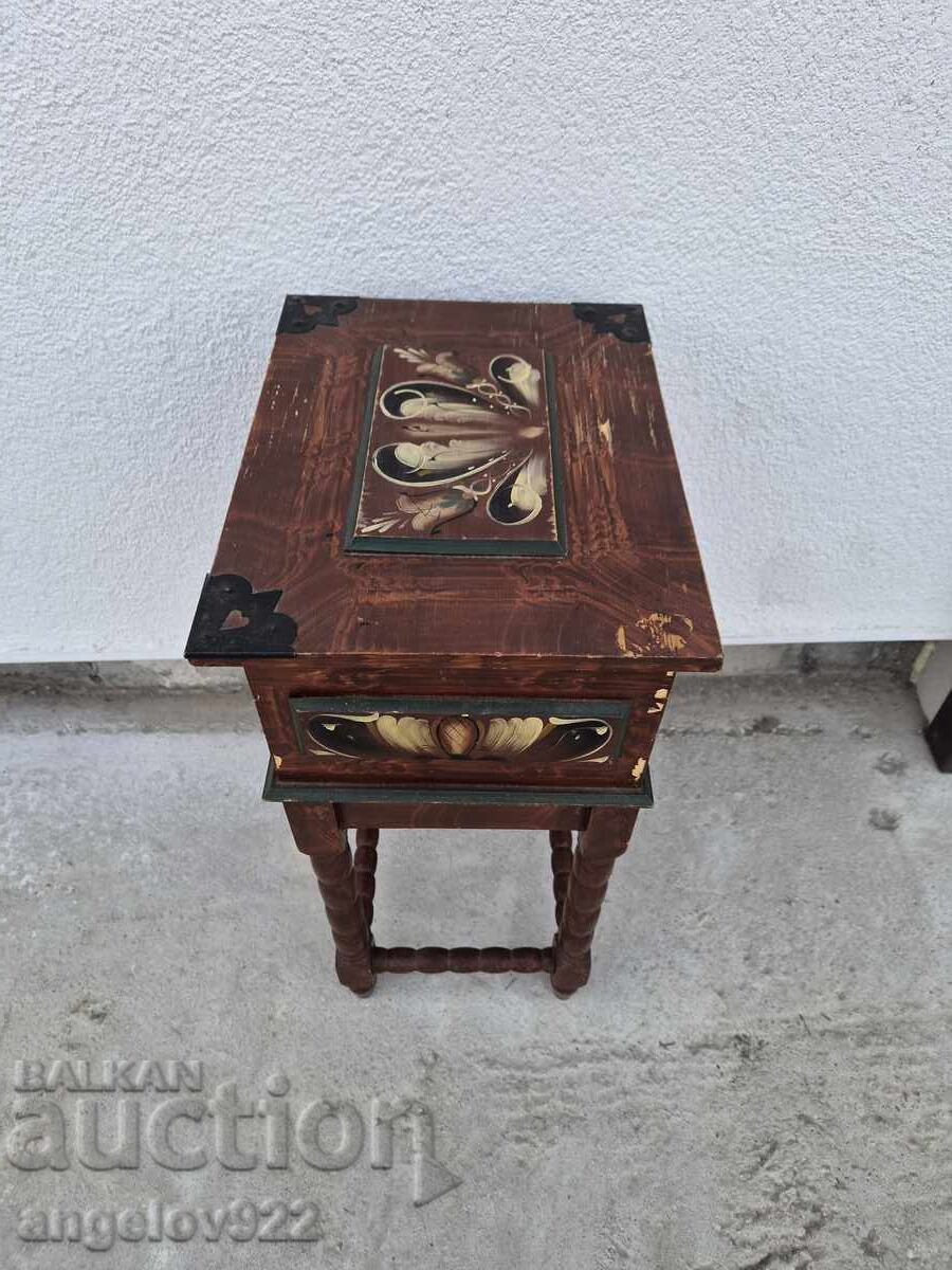 Comodă din lemn de epocă pictată manual!!! - 7 Comodă din lemn de epocă pictată manual!!! - 7