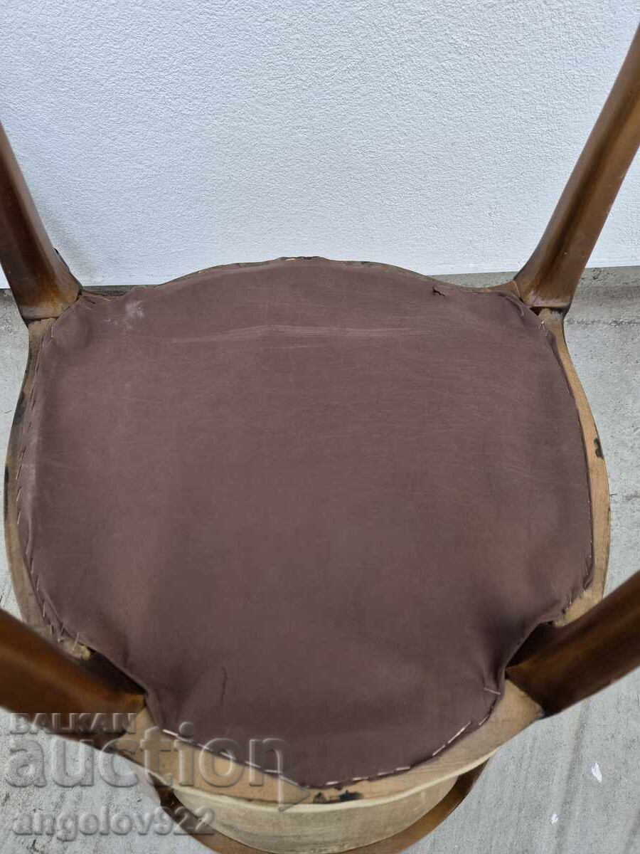 Красив винтидж дървен стол масив!!! - 6 Красив винтидж дървен стол масив!!! - 6