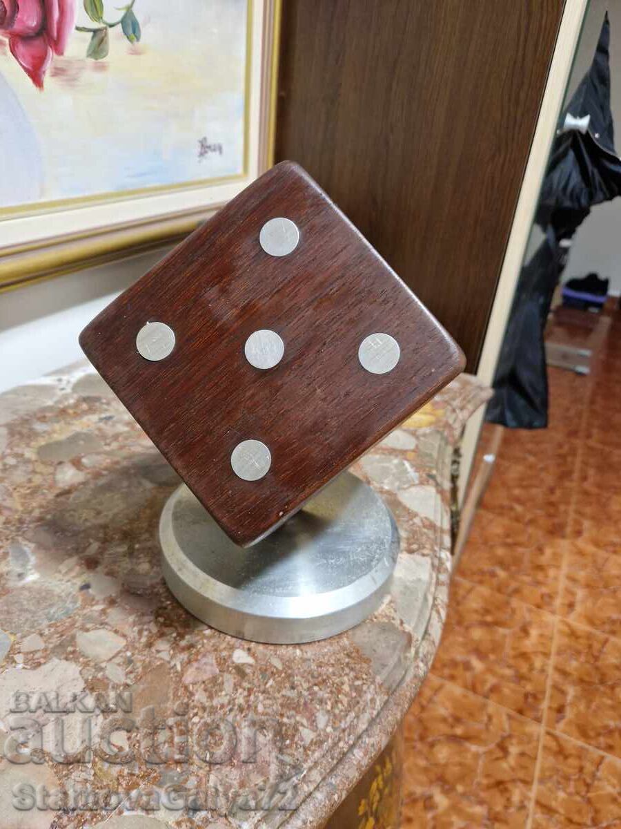 Figurină unică antică englezească zar - 5