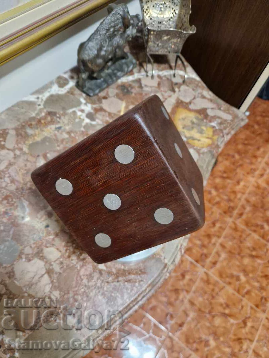 Figurină unică antică englezească zar - 6