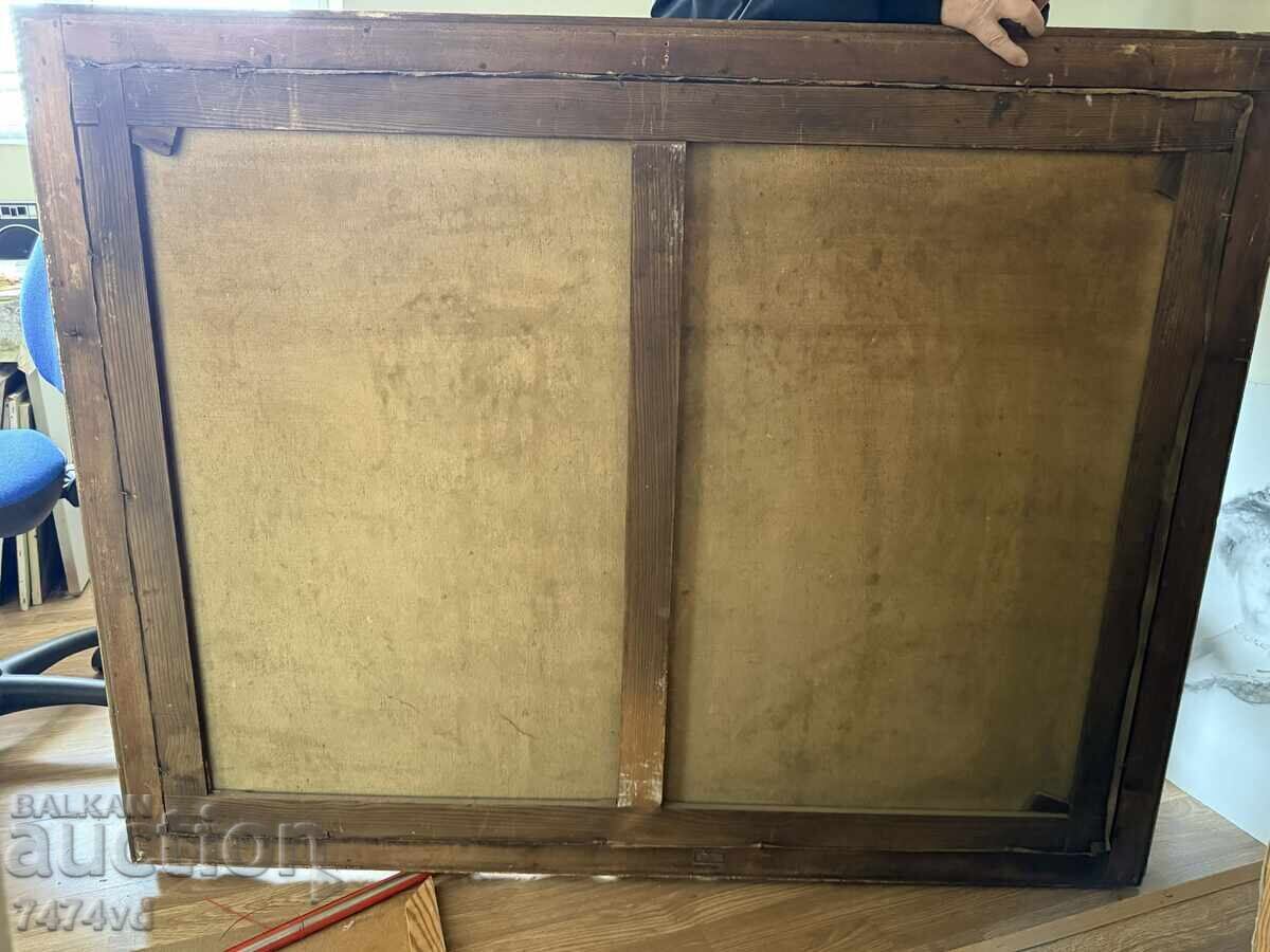 Αντίκα ελαιογραφία "Ρώσικη Ποδόσφαιρο" – Μέγεθος μουσείου με τιμή € 2250.00 | 4400.62 BGN