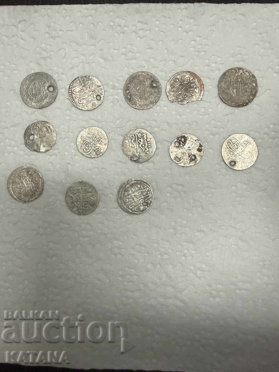 Lot de monede turcești de argint Akçe, Akçeler cu preț € 30.00 | 58.67 BGN