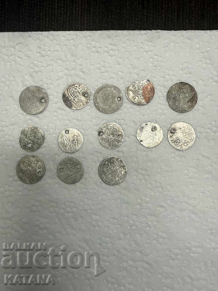 Lot de monede turcești de argint Akçe, Akçeler