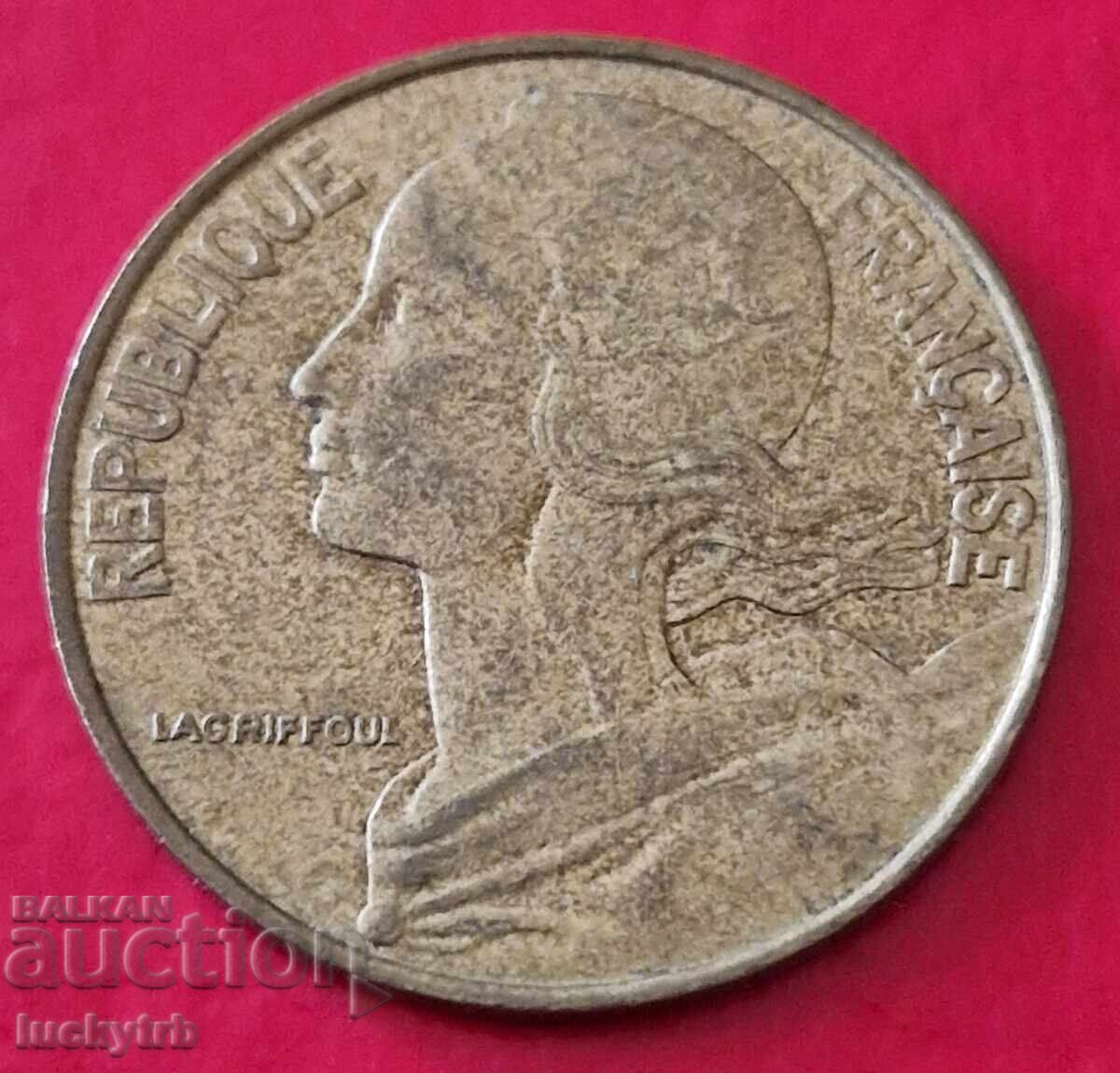 20 сантима 1985 - Франция с цена € 0.30 | 0.59 лв.