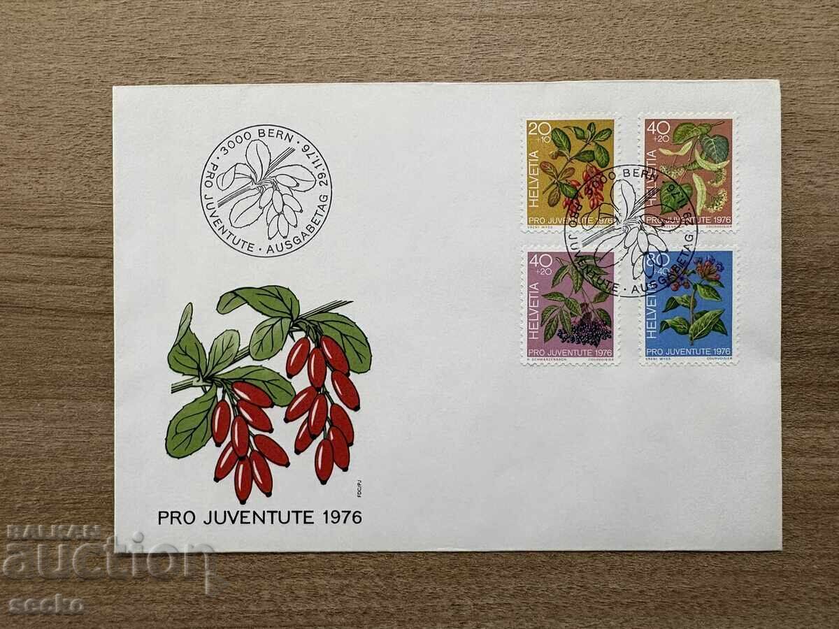 Switzerland - First Day Cover - Medicinal Plants (1976)