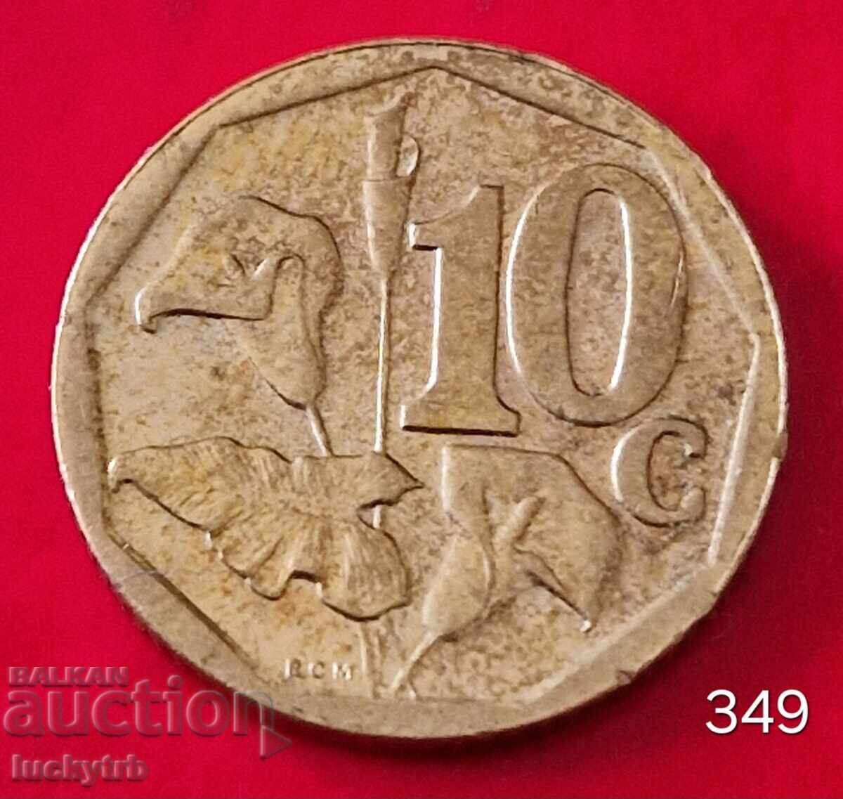 10 cenți 2005 - Africa de Sud 10 cenți 2005 - Africa de Sud