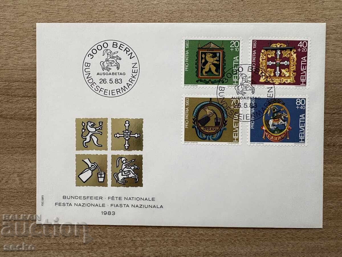 Elveția - Plic de prima zi - Semne (1983)