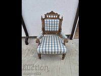 Красив винтидж дървен стол масив!!!