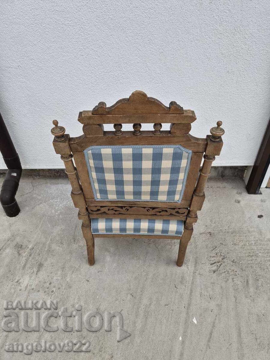 Scaun vintage din lemn masiv, frumos!!! - 5