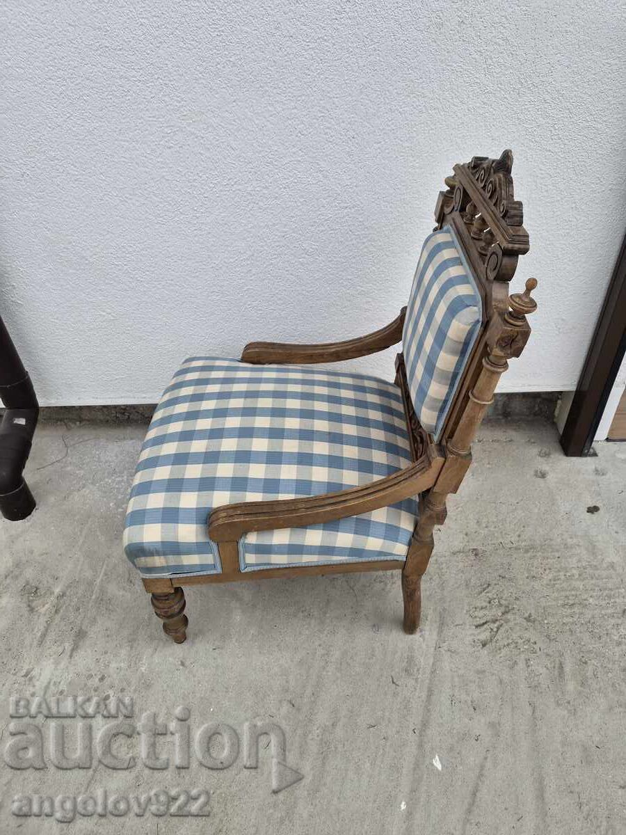 Scaun vintage din lemn masiv, frumos!!! - 6