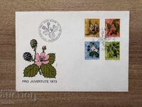 Швейцария - Първодневен плик - Горски плодове (1973)