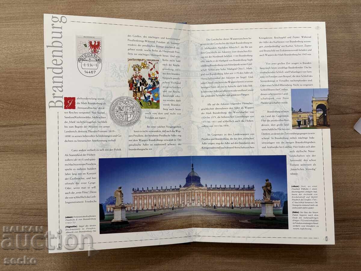 Germania - State constitutive germane (1992-94) - carte - 5