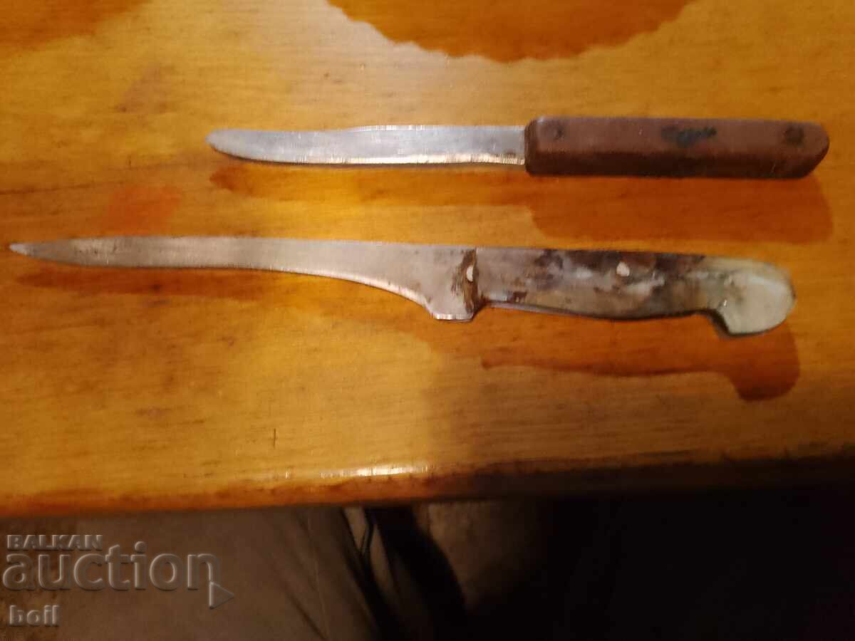 Lot cuțite lucrate manual