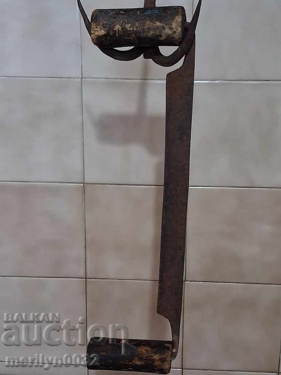 Доставка на Стар кован рукан инструмент ковано желязо ренде дървения