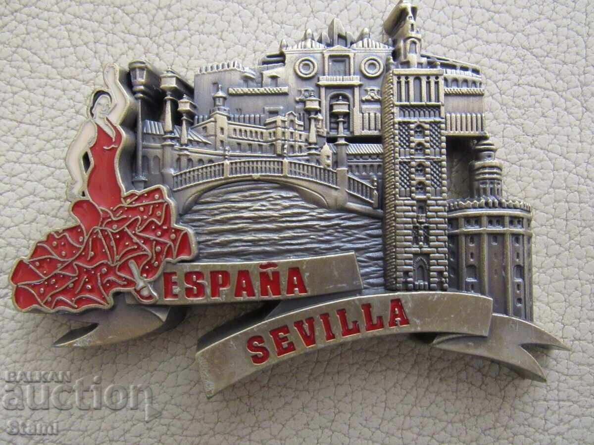 Metal Magnet from Seville, Spain - 1 with price € 6.40 | 12.52 BGN