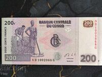 Τραπεζογραμμάτιο - Κονγκό - 200 φράγκα UNC | 2013