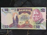Банкнота - Замбия - 50 квача UNC | 1986 - 1987г.