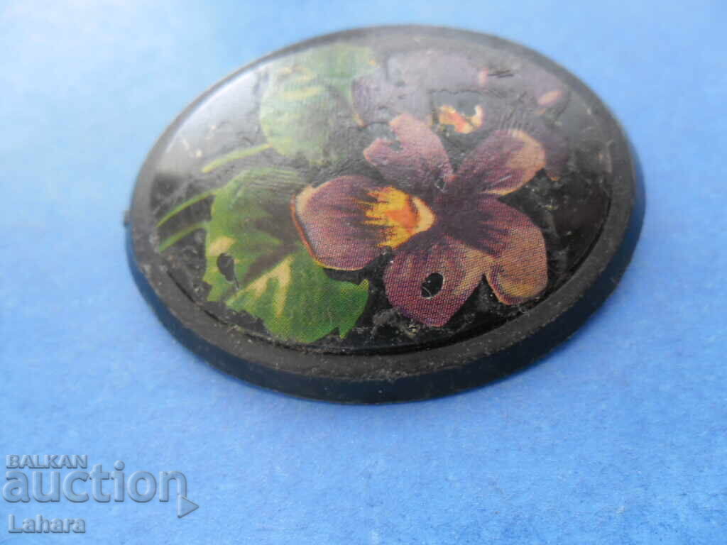 Δημοπρασία Αρχαίο ζωγραφιστό καρφίτσα