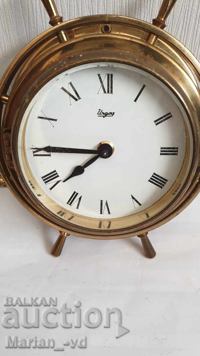 Παλαιό ρολόι σκάφους από χαλαζία ορείχαλκου με τιμή € 80.00 | 156.47 BGN