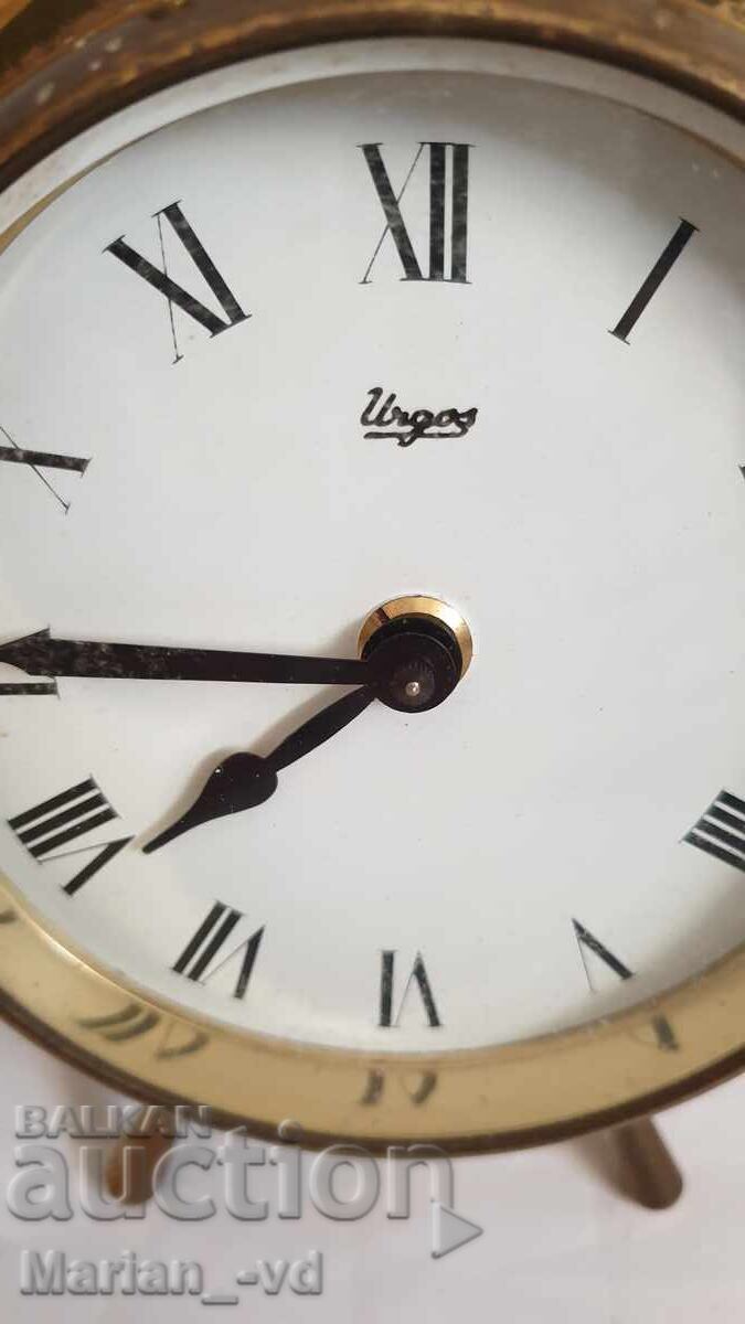 Δημοπρασία Παλαιό ρολόι σκάφους από χαλαζία ορείχαλκου