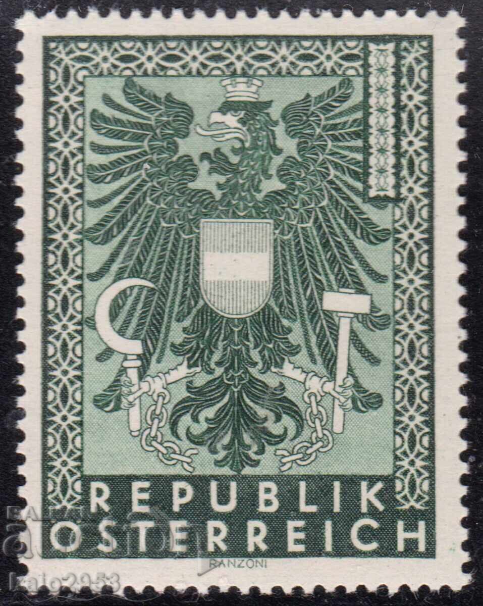 Αυστρία-1945-Κανονικό-Κρατικό-Έμβλημα-μεγάλο μέγεθος-4/3 εκ.,MNH