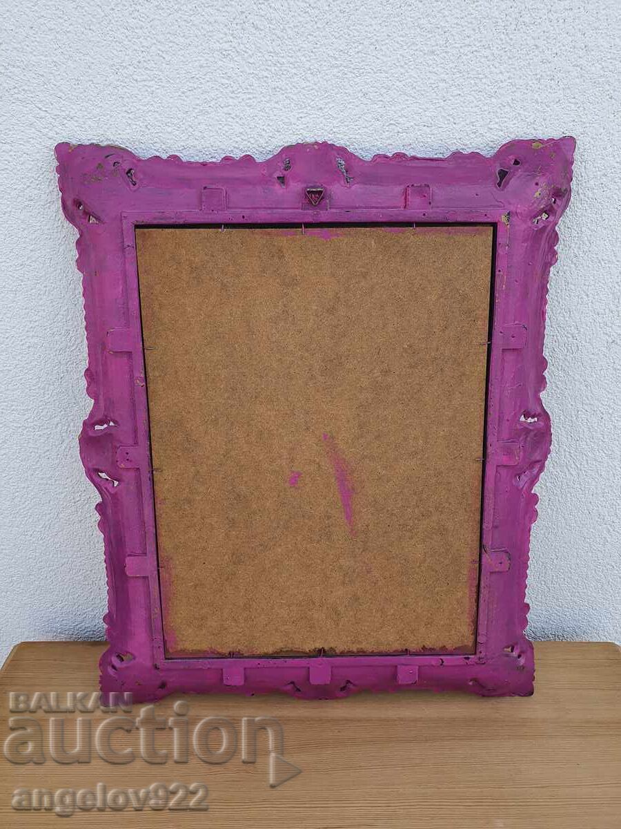 Vintage mirror in a beautiful baroque frame!!! - 5