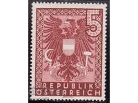 Αυστρία-1945-Κανονικό-Κρατικό-Έμβλημα-μεγάλο μέγεθος-4/3 εκ.,MNH