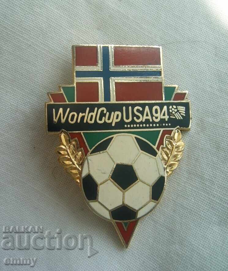 Znachka Svetovno pŭrvenstvo po futbol SASHT 1994, Norvegiya