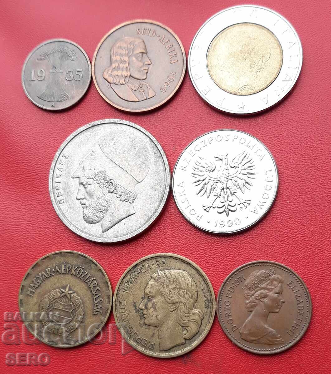 Смесен лот от 8 монети с цена € 0.51 | 1.00 лв. Смесен лот от 8 монети с цена € 0.51 | 1.00 лв.