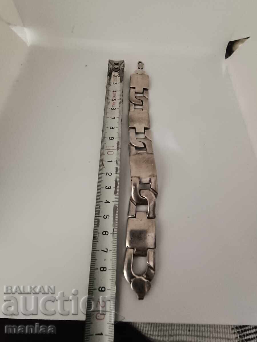 Massive marked sterling silver bracelet 925 - 5