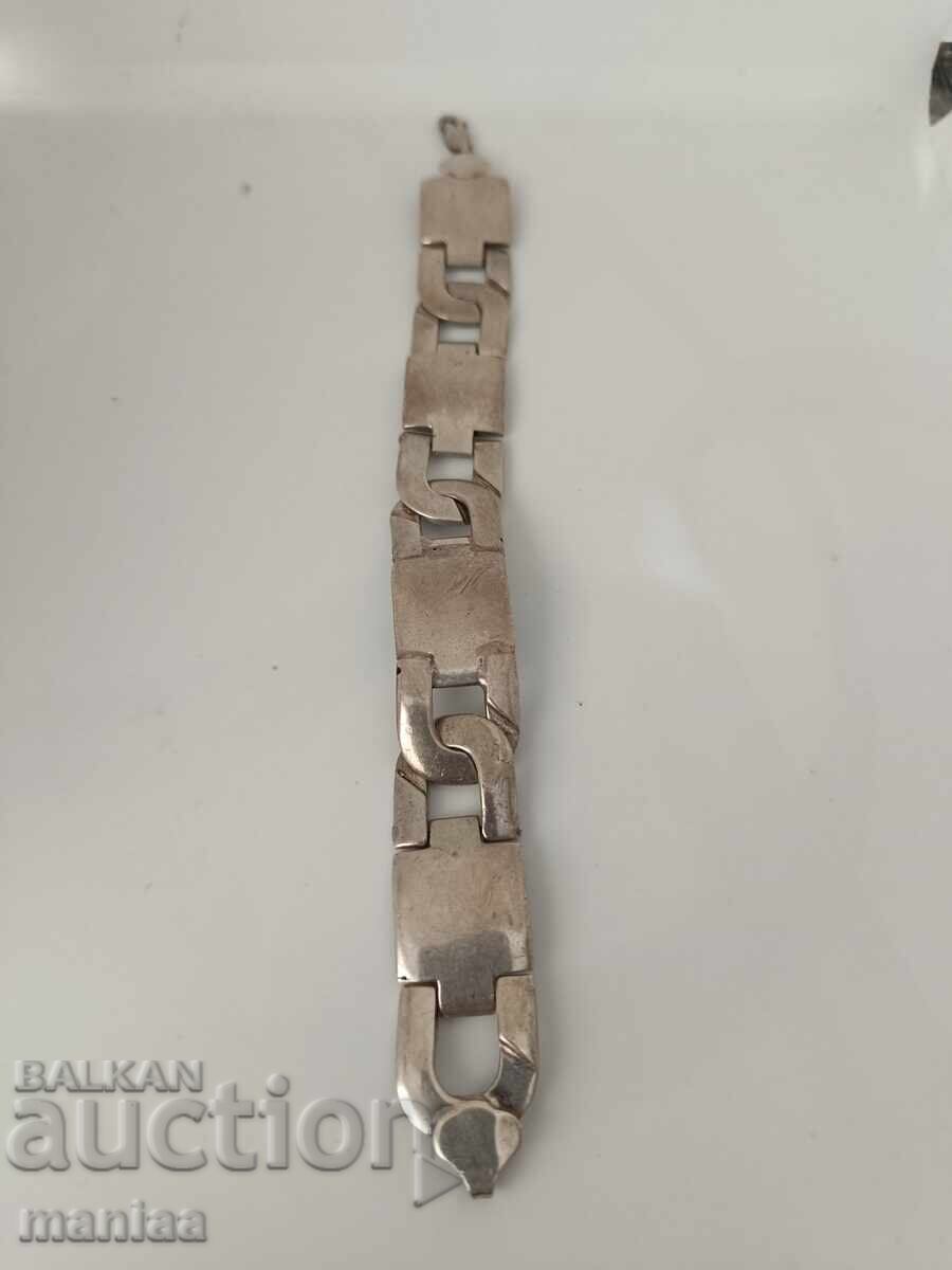 Massive marked sterling silver bracelet 925