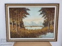 Pictură în ulei originală mare pe pânză!!!