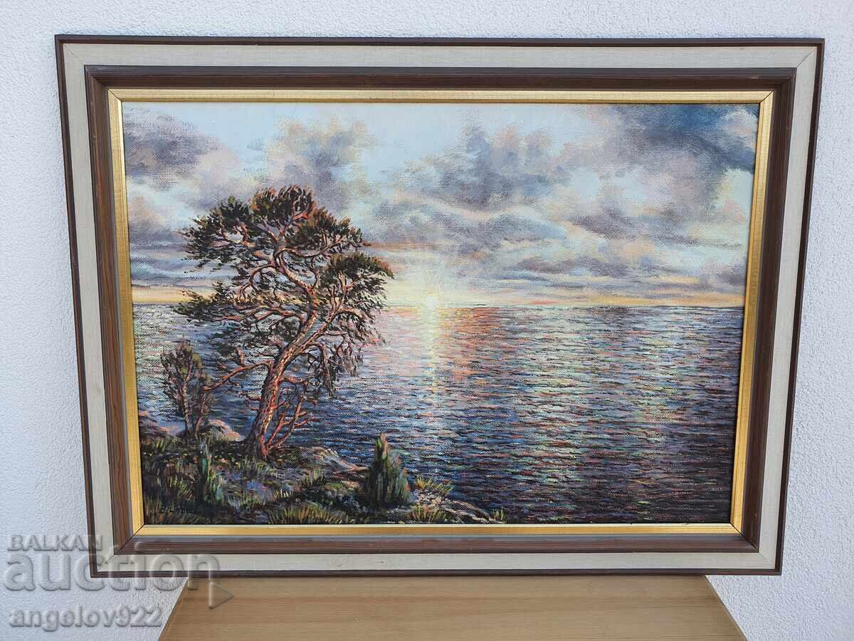 Pictură în ulei originală mare pe pânză!!! cu preț € 37.66 | 73.66 BGN
