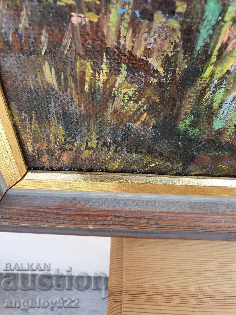 Pictură în ulei originală mare pe pânză!!! - 6