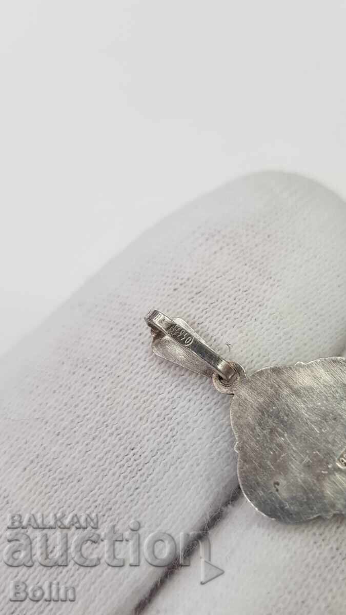 Delivery of Elegant, delicate silver icon, Mother of God pendant