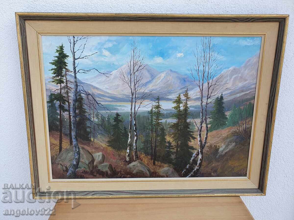 Pictură în ulei originală mare pe pânză!!! cu preț € 1.61 | 3.15 BGN