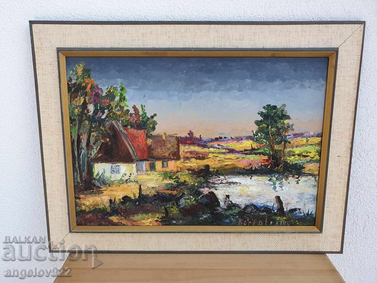 Pictura in ulei originala pe panza!!!