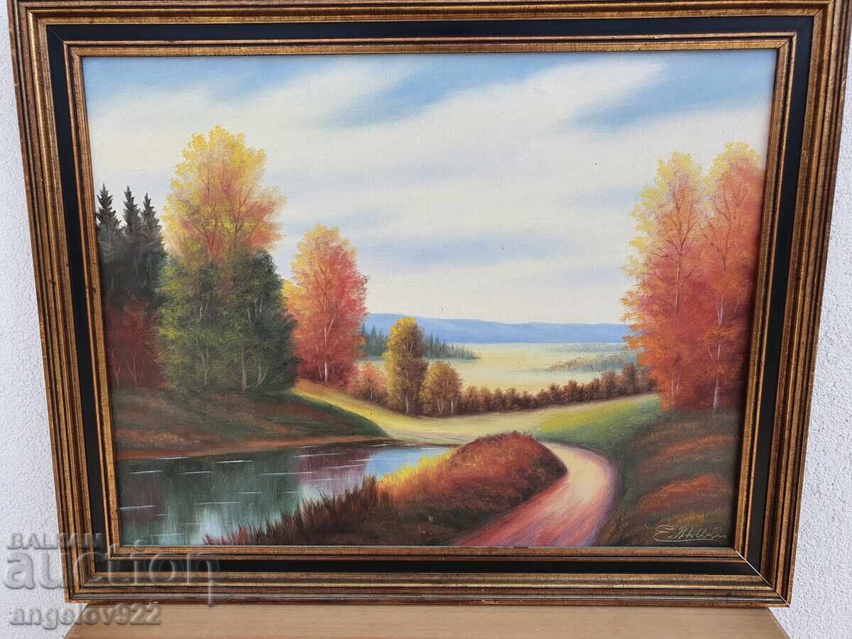 Доставка на Авторска картина с маслени бои върху платно!!!