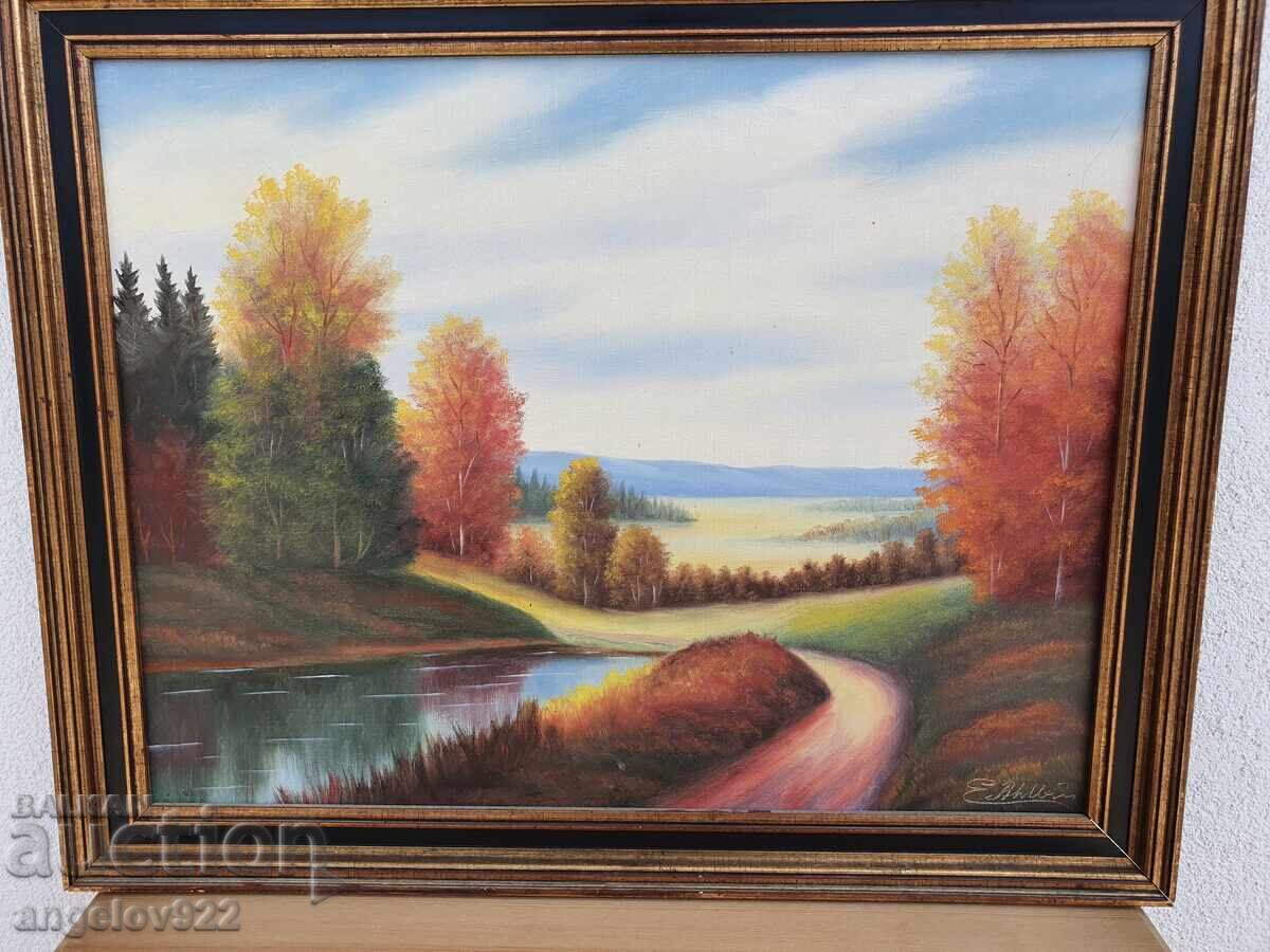 Авторска картина с маслени бои върху платно!!! - 5