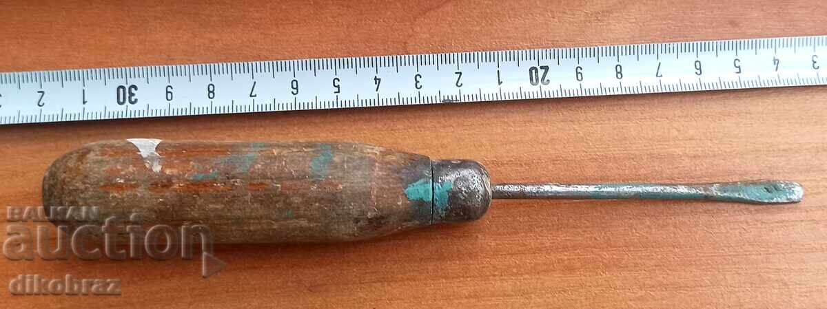 Șurubelniță dreaptă mâner lemn - de la 1 eurocent