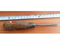 Șurubelniță dreaptă mâner lemn - de la 1 eurocent