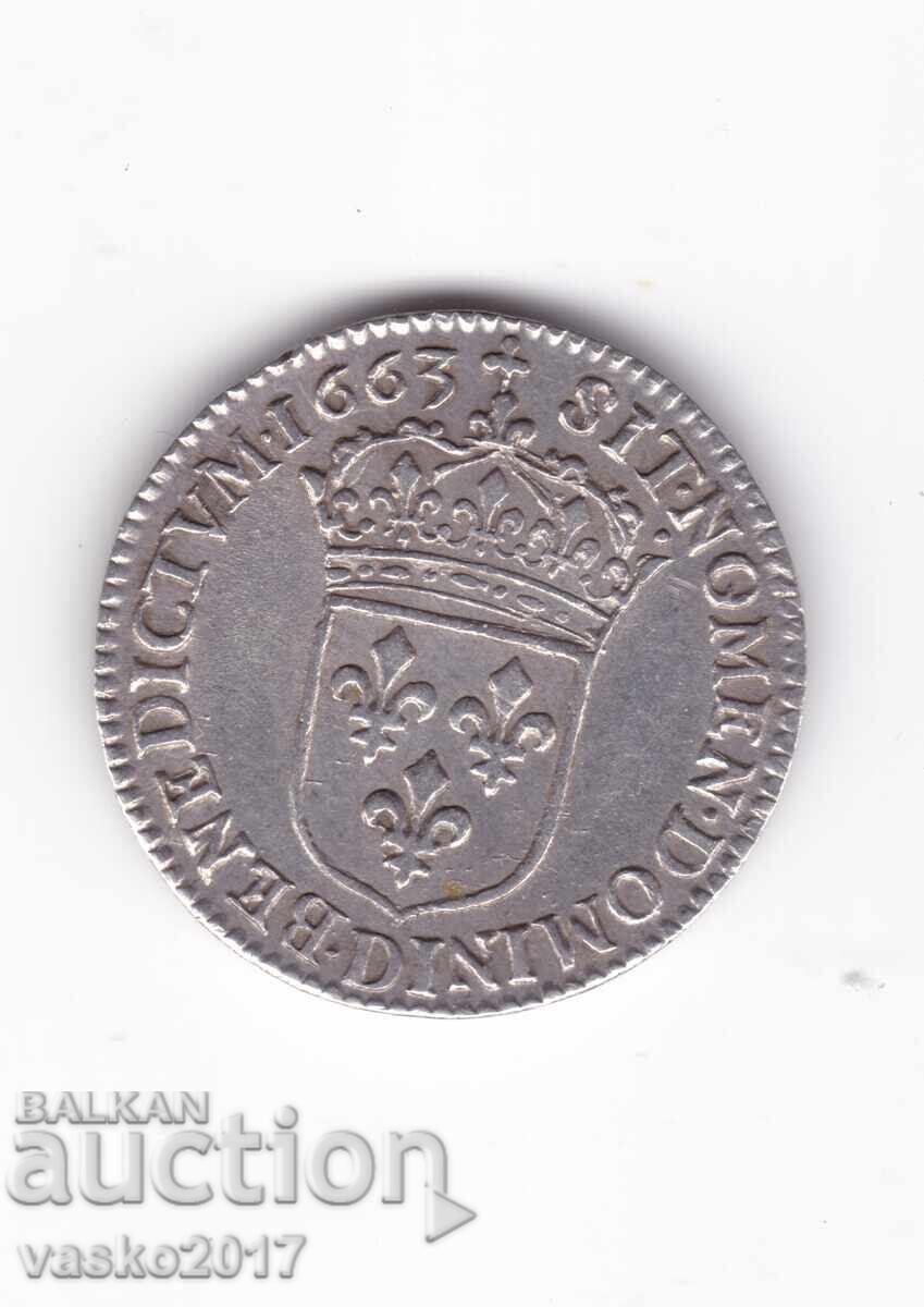 1/12 Ecu - France 1663